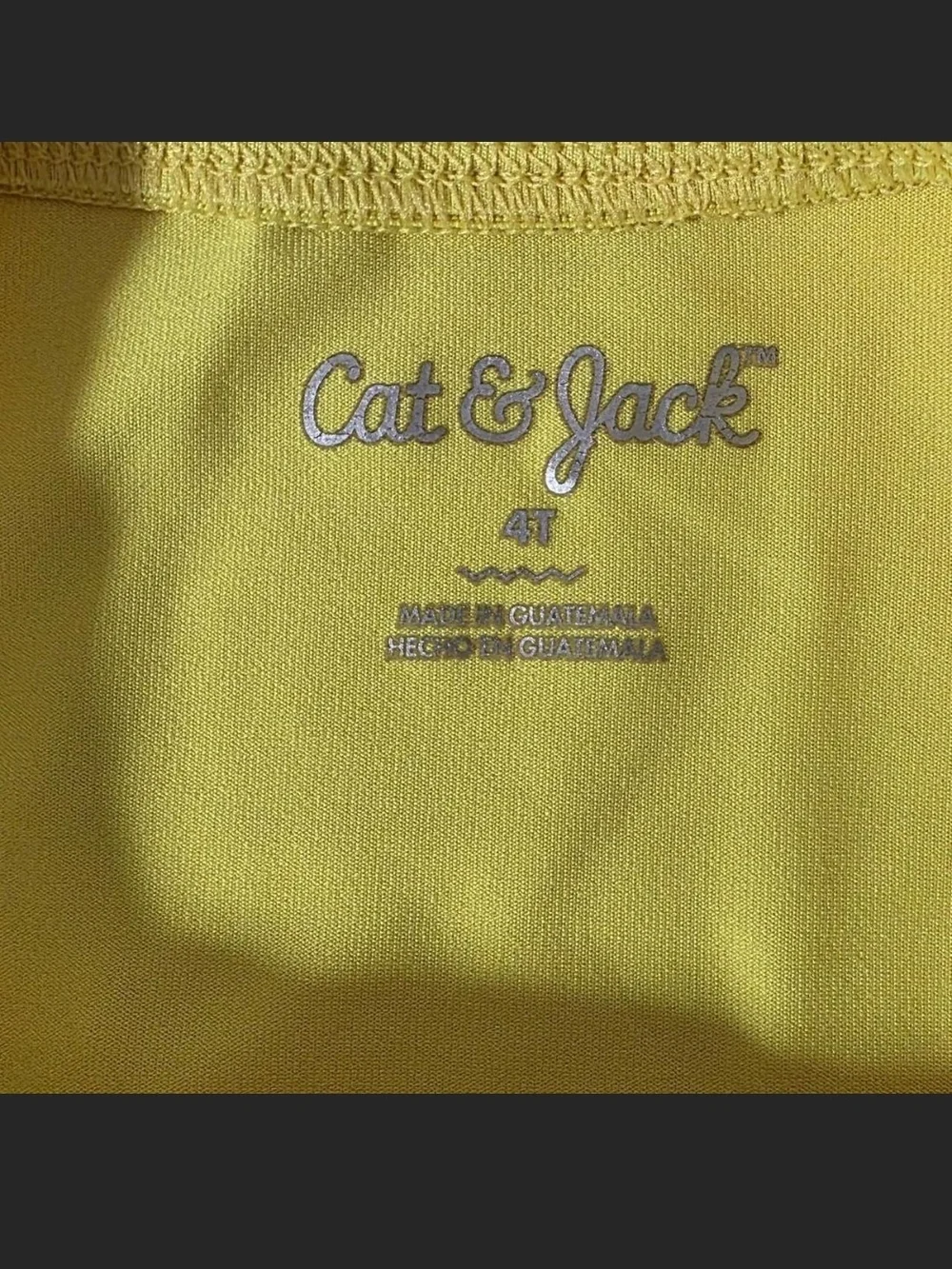 Look On The Bright Side Yellow Long-Sleeve Kids Rashguard